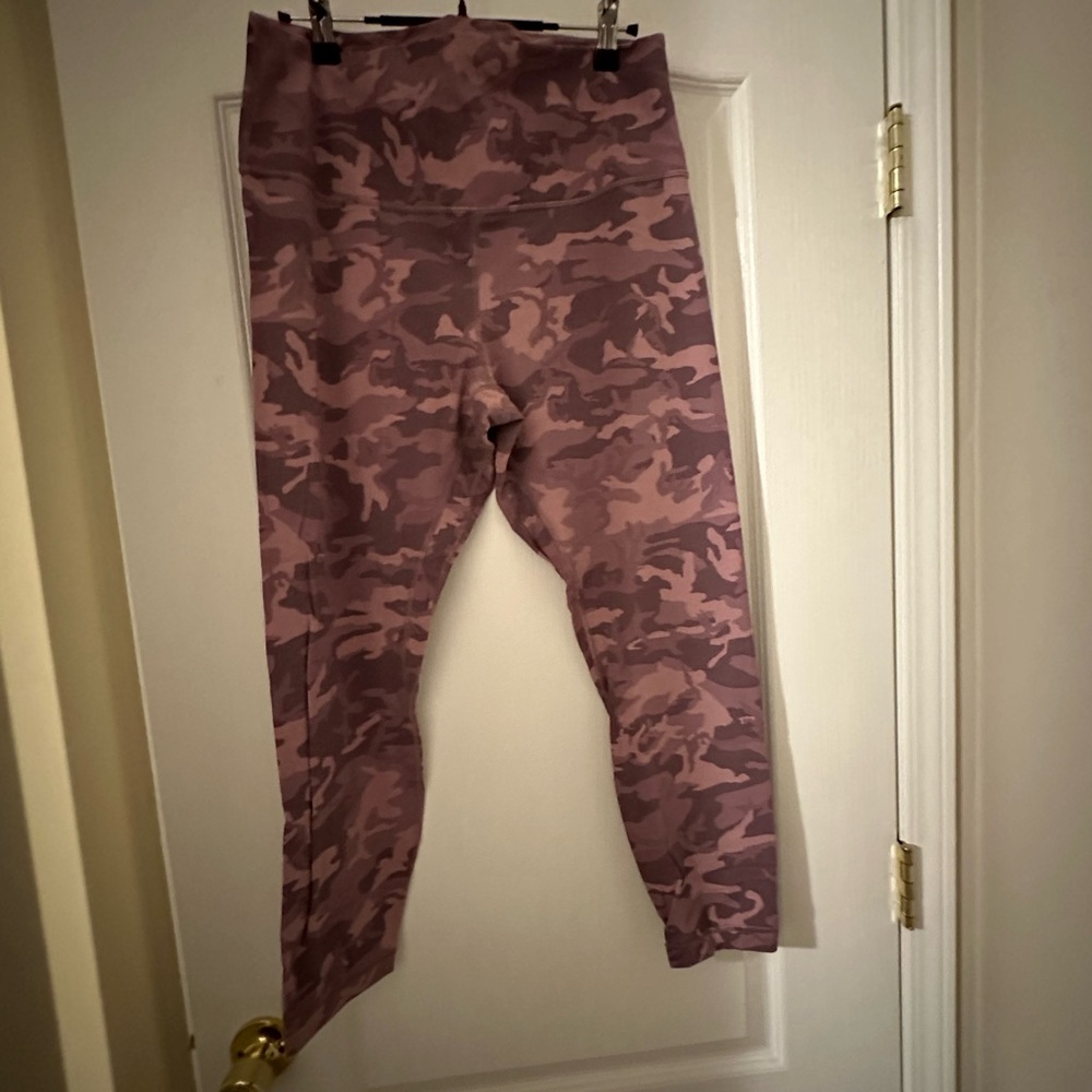 Lululemon Athletica Purple Camouflage Leggings